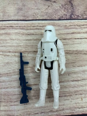 Figura Kenner Vintage Star Wars Snowtrooper Hoth 1980 con Blaster Sin Capa Foto 1 de 2