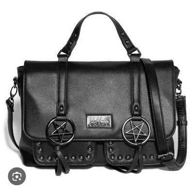 Bolso Mensajero Blackcraft Cult Pentagram Negro Nuevo Foto 1 de 4