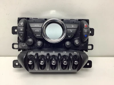 MINI Black Air Con Climate Control & Window Switches for R56 R55 R58 LCI - Image 1 of 4