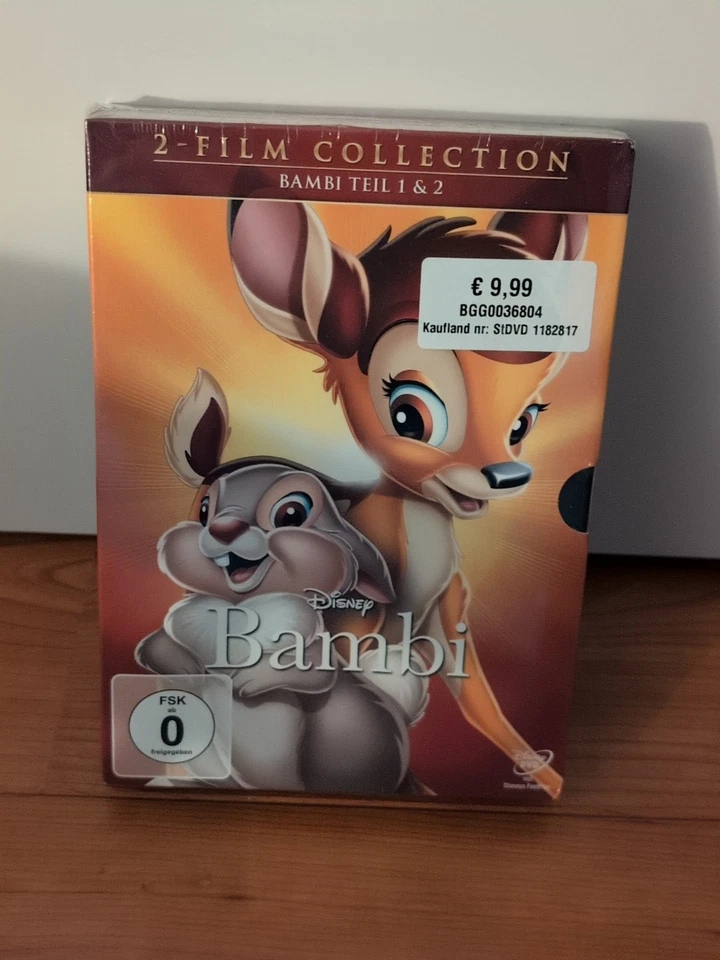 Bambi 1 Bambi 2 DVD Animation/Zeichentrick Kinderfilm DVD Box NEU OVP - Bild 1 von 1