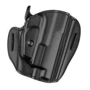 Model 537 GLS Open Top Concealment Belt Slide Holster - Black - Plain - Right - Picture 1 of 1