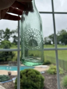 Vintage Williamsport, Pa. SHERMAN BOTTLING WORKS SLUG OLATE CRIWN TOP BOTTLE - Picture 1 of 8