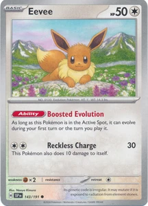 Eevee 143/191 Surging Sparks Pokemon TCG Common - Picture 1 of 1