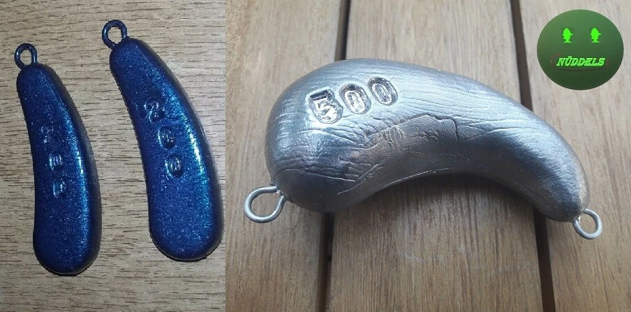 Norwegenblei Lack 200 300 400 475 500 600 800 g 1- 2 Ösen Schleppblei Nierenblei - Bild 1 von 4