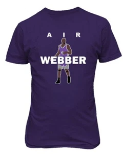 Sacramento Kings AIR Chris Webber Basketball Men's T-shirt - Picture 1 of 4