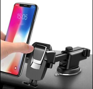 Car Phone Mount Holder Adjustable Long Neck One Touch Strong Suction Cup