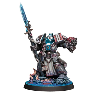 Brother Captain Grey Knights painted figure Warhammer 40k Pre-Sale | Art - Image 1 of 4
