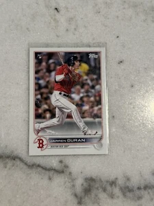 Jarren Duran Rookie Card RC 2022 Topps Series 1 Boston Red Sox #187 - Picture 1 of 2