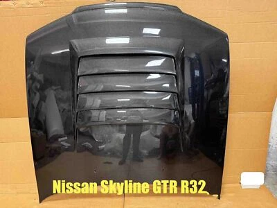 Fits 95-98 Nissan Skyline GT-R GTR R33 Z-Tune Style Bonnet Hood (Carbon Fiber) - Image 1 of 4