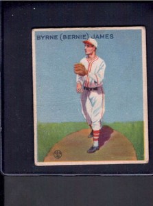 1933 GOUDEY   #208 BERNIE JAMES VG-EX JG0416