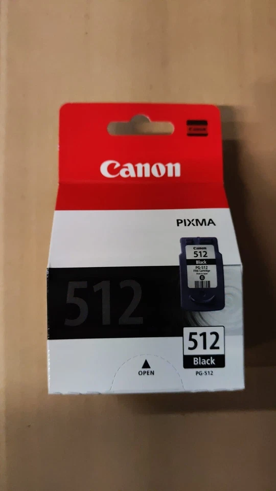 BOXED Canon PG-512 Black Genuine Ink Cartridge - FREE DELIVERY! Original (512) - Image 1 of 4