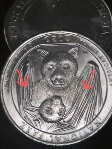 2020 P American Samoa ATB Quarter. Double Error Coin - Die Chips - ** BU** - Picture 1 of 3