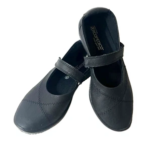 Arcopedico Womens EU 36 US 5.5 Comfort Casual Black Mary Jane Fabric Flats Shoes - Picture 1 of 10