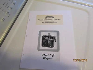 Wico Magneto Type OC Service & Parts Manual oilfield oilwell engines - Picture 1 of 4