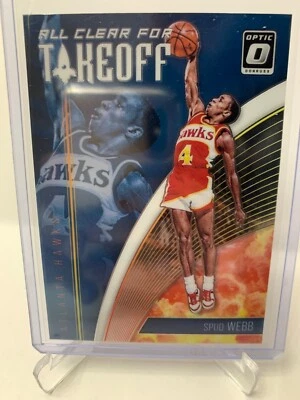 2018-19 PANINI DONRUSS OPTIC ALL CLEAR FOR TAKEOFF SPUD WEBB - Image 1 of 2