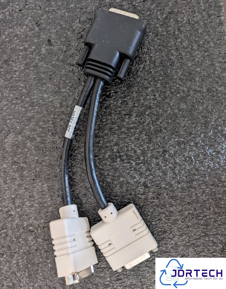 Dell H9361 Single DMS-59 to Dual DVI Splitter Y Cable - Image 1 of 3