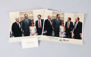 President George Bush Signed Photo 8x10 - COA JSA - Picture 1 of 9