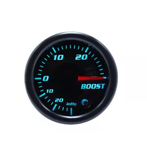 2-1/16" 0-30 PSI 52mm Turbo Boost Gauge 7 Color Tinted Digital Pressure Meter - Picture 1 of 12