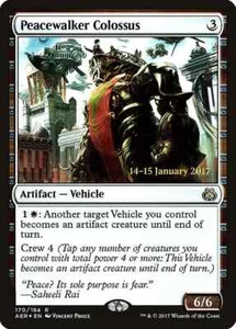 MTG |  Peacewalker Colossus [Aether Revolt Prerelease Promos] Foil Near Mint - Picture 1 of 1