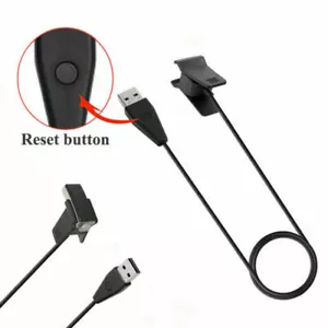For Fitbit Ace Kids Activity Tracker Black USB Charger Cable with Reset Button - Picture 1 of 6