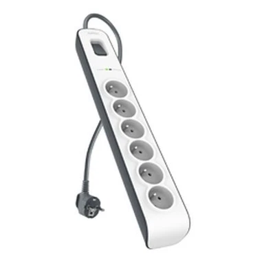 Belkin Desktop Ladegeräte USB Ports Wireless BSV603ca2M 6 Steckdosen Blanc Schut