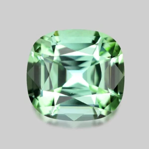 1.37cts Glorioso Taglio Cushion Naturale Afghan Mint Tormalina - Picture 1 of 1