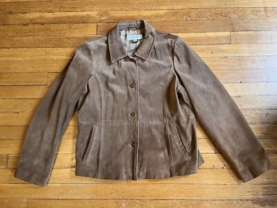 Chaqueta de gamuza vintage Golden Bear ropa deportiva para mujer grande marrón Foto 1 de 4