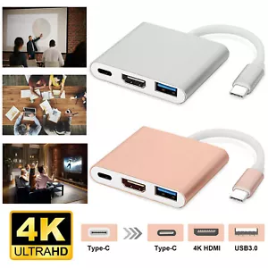 Per Samsung Galaxy S10+/S10E/S10 5G telefono a HDMI specchio convertitore cavo Type-C - Foto 1 di 27