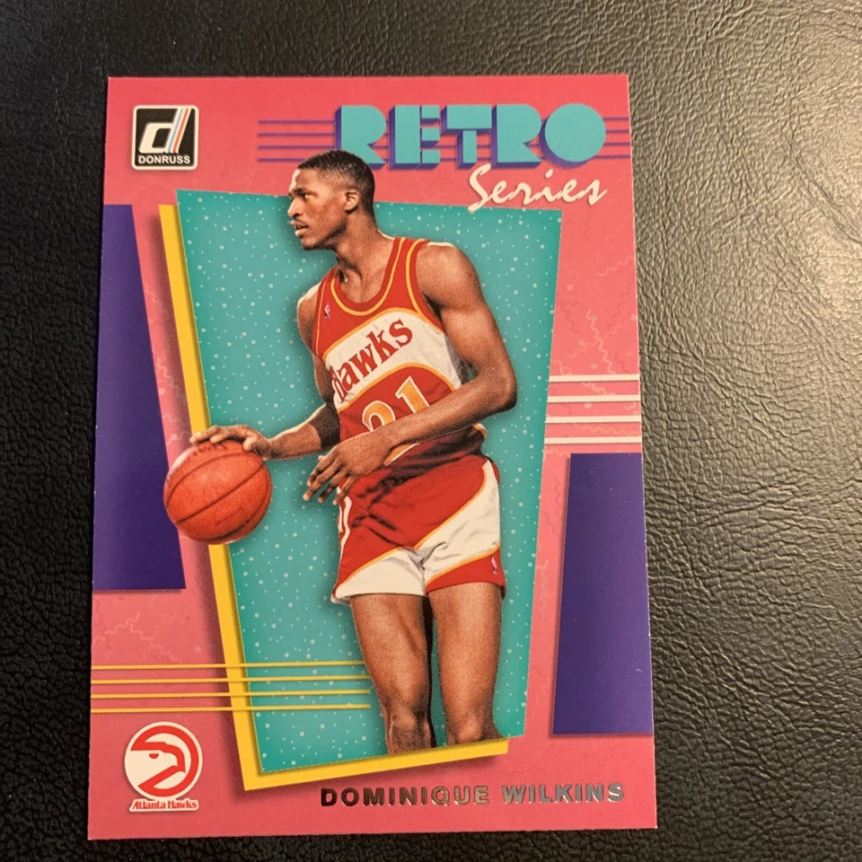 #1 Dominique Wilkins Atlanta Hawks￼ ￼￼2019-20 Donruss Retro￼ Cb35 - Image 1 of 2