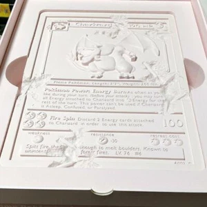 Pokemon Card Charizard Stone Plate Daniel Arsham World Limited 500 - Picture 1 of 8