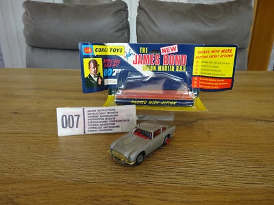 Corgi Toys 270 James Bond's Aston Martin DB5  in OVP  60er Jahre Corgi Rarität - Bild 1 von 4