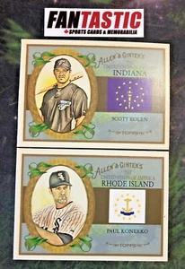 2008 Topps Allen & Ginter STATE FLAG Insert Card YOU PICK US1-US50 - Picture 1 of 2