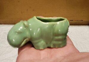 Vintage Rare Metlox Pottery Hippo Hippopotamus Planter Bottom Marked