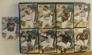 (9) 2020 TOPPS FINEST RC CARD LOT KYLE LEWIS SEATTLE MARINERS ROY - Picture 1 of 2