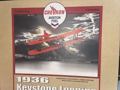 1936 Keystone Loening Chevron Aviation Fuel Red Aircraft Replica - Image 1 of 3