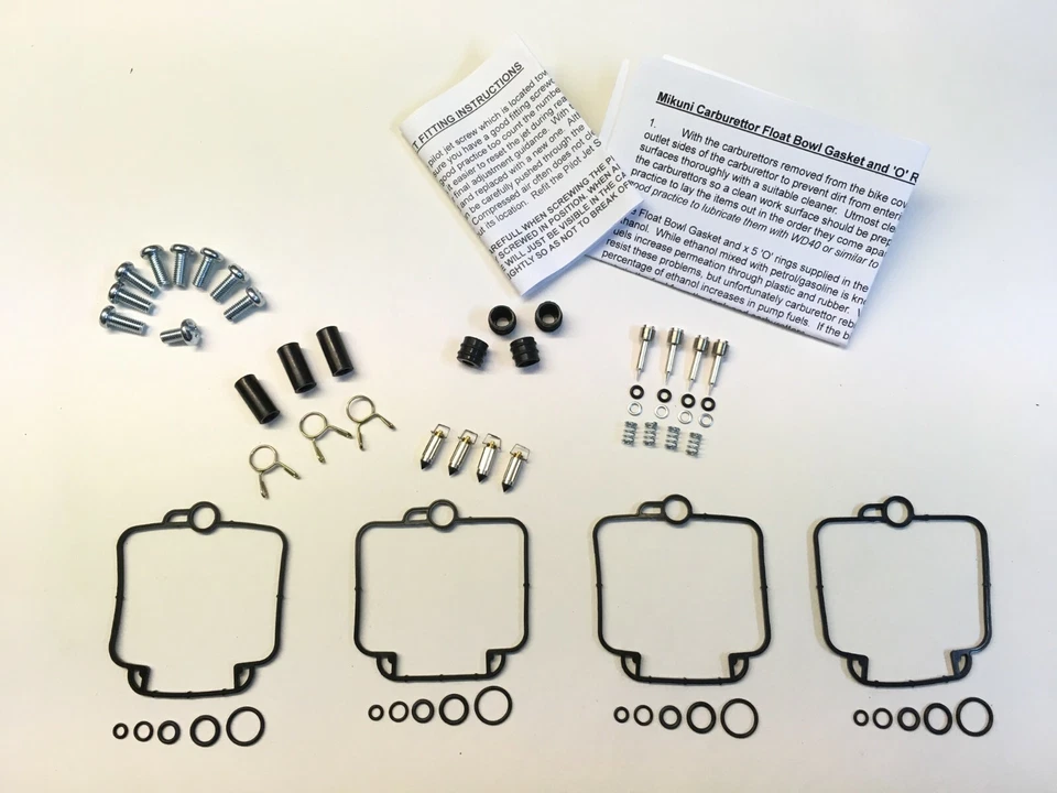 Súper kit de reconstrucción carburador carburador Mikuni Triumph Daytona 1000 y 1200 (x4) Foto 1 de 1