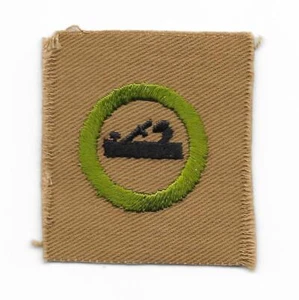 Carpintería 1920-1933 AT1 Tipo A Cuadrado Mérito Insignia Boy Scouts BSA CG - Imagen 1 de 1