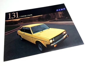 Fiat 131 1976 cupé de 2 puertas hoja informativa folleto - Imagen 1 de 1