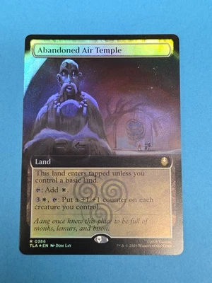 Abandoned Air Temple X1 EXTENDED ART FOIL-NM/M-Avatar: The Last Airbender - Image 1 of 2