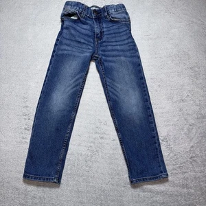 Oshkosh B'Gosh Boys Size 6R 6 Classic Denim Adjustable Waist Blue Jeans EUC - Picture 1 of 10