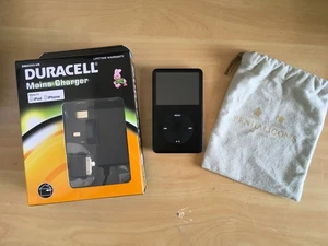  iPod Classic 6th gen 80gb *Just 2 hrs use* Superb cond. + xtras - Picture 1 of 10