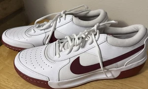 Nike Court Air Zoom Lite 3 Men's Tennis Shoes DV3258-104 Sz 11.5 UK10.5 EUC - Picture 1 of 9