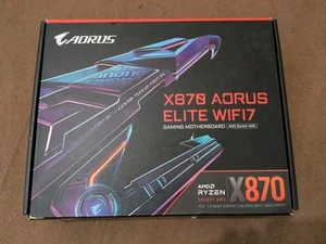 Gigabyte X870 AORUS ELITE WIFI7 AMD AM5 DDR5 ATX Motherboard - Picture 1 of 3
