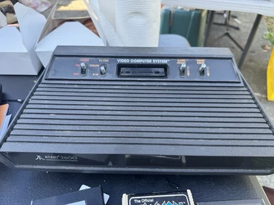 Atari 2600 Darth Vader Black Edition Console CX2600 Plus Games & 2 Joysticks - Image 1 of 4