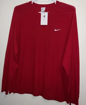 TRAVIS MATHEW x NIKE GOLF LIGHTWEIGHT KNIT RED PULLOVER SWEATER 2XL NWT - Image 1 of 4
