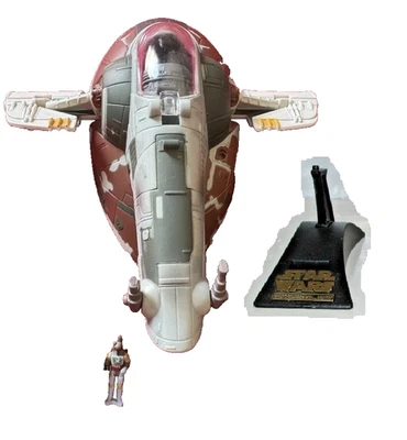 Micro máquinas Galoob Star Wars 1996 vintage flota de acción - esclavo I con soporte Foto 1 de 4