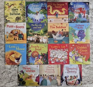 Lot of 15 Usborne Mini Childrens Books Classic Stories Fairy Tales 4"x4”  - Bild 1 von 3
