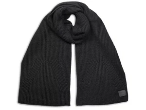 ALLSAINTS Reisen Rippstrick Schal In Schwarz 73” X 10” - Bild 1 von 8