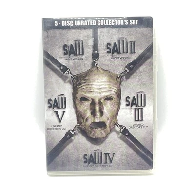 SAW Complete Horror Collection DVD BOX 1.2.3.4.5 Unrated, Uncut I-V - Image 1 of 4