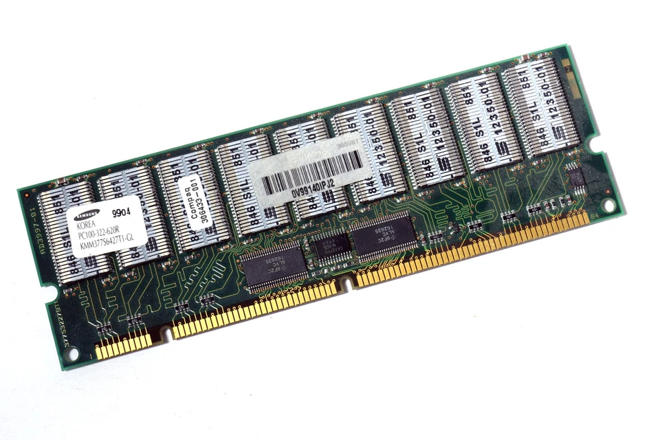 Samsung KMM377S6427T1-GL PC100-322-620R 512MB Server Memory RAM HP 306433-001 - Image 1 of 1